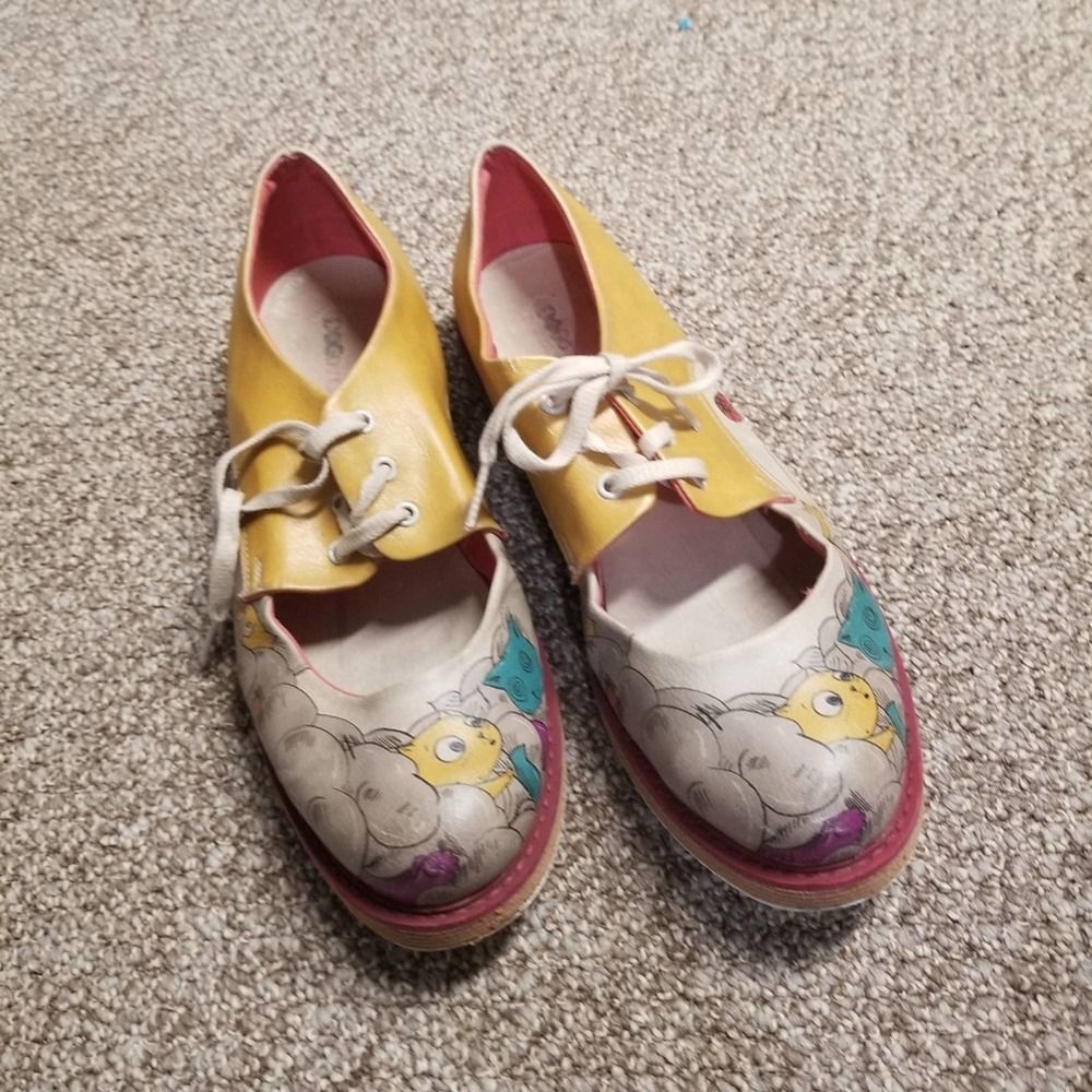 Dogo Shoes Women’s Size 41 Vegan Leather Safari Print Casual Lace Up Shoes